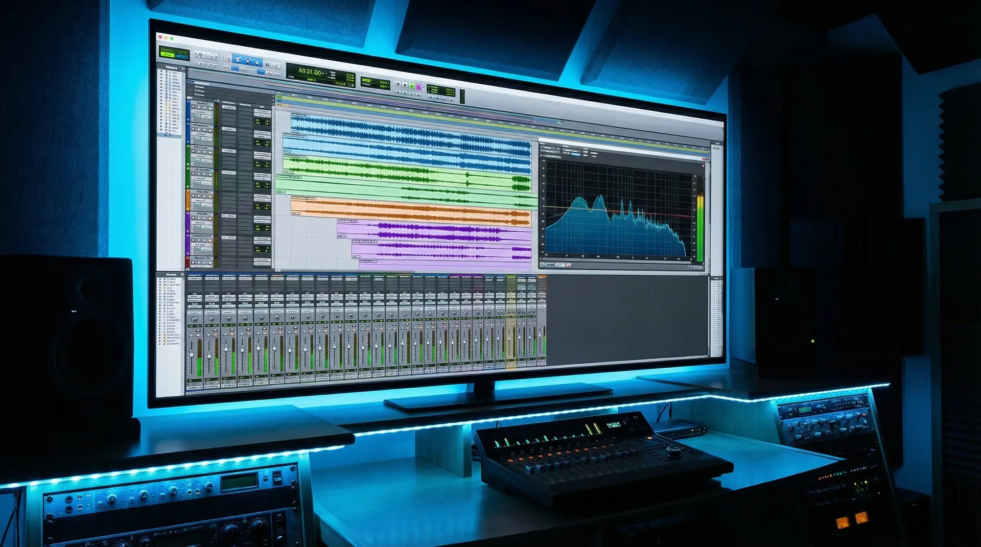 糖心vlog在线混音台 DAW 界面